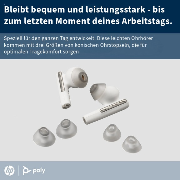 Person trägt die Kopfhörer über längere Zeit