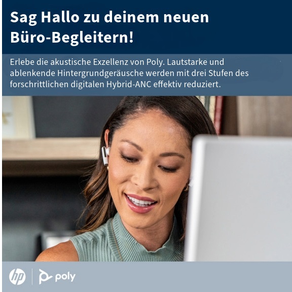 Person im Homeoffice während eines Meetings