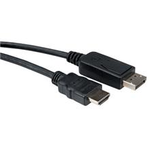 Delock Kabel Displayport auf HDMI 5m, Displayport-Stecker auf HDMI-Stecker