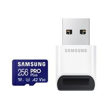 Samsung PRO PLUS MICRO SD 256GB+CARD READER, 60 Monate Bring-In Garantie