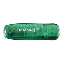 Intenso 8GB USB Stick Rainbow Line Grün