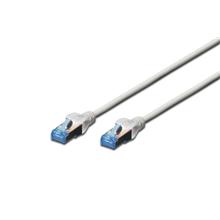 SoftExpress Kat.5e Patchkabel 10m GRAU Folienschirm, mit Knickschutz