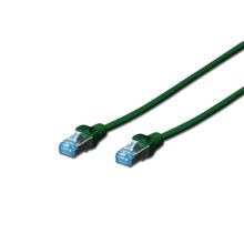 SoftExpress Kat.5e Patchkabel 3m GRÜN Folienschirm, mit Knickschutz
