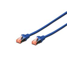 SoftExpress Kat.6 Patchkabel BLAU 0,5m PiMF