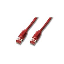 DRAKA Kat.7 Patchkabel 2m rot 2xRJ-45 TM21-, Hirose-Kat.6/PiMF/Halogenfrei/S-FTP