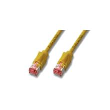 DRAKA Kat.7 Patchkabel 1,5m gelb 2xRJ-45 TM21-, TM21-Hirose-Kat.6/PiMF/Halogenfrei/S-FTP