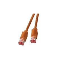 DRAKA Kat.7 Patchkabel 2m orange 2xRJ-45 TM21-, Hirose-Kat.6/PiMF/Halogenfrei/S-FTP