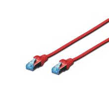 SoftExpress Kat.5e Patchkabel ROT 2m  SFTP, Folie+Geflechtschirm
