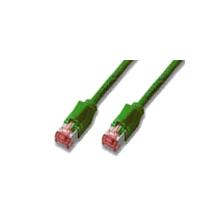 DRAKA Kat.7 Patchkabel 15m grün 2xRJ-45 TM21-, TM21-Hirose-Kat.6/PiMF/Halogenfrei/S-FTP