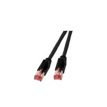 DRAKA Kat.7 Patchkabel 900MHz SCHWARZ 20m, 2xRJ-45 Hirose-TM21 Stecker/Halogenfrei