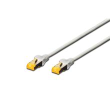 SoftExpress Kat.6A Patchkabel S/FTP PiMF GRAU 0,3m, > für 10 Gigabit/s, halogenfrei