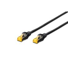 SoftExpress Kat.6A Patchkabel S/FTP PiMF SCHWARZ 5m, > für 10 Gigabit/s, halogenfrei