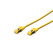SoftExpress Kat.6A Patchkabel S/FTP PiMF GELB 3m, > für 10 Gigabit/s, halogenfrei