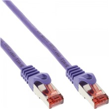 Inline Kat.6 Patchkabel S/FTP violett 7,5m, PiMF