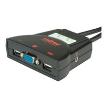 ROLINE KVM "Star" Switch 2x KVM/Audio Desktop, > 1x lokaler Benutzer