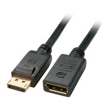 LINDY DisplayPort 1.4  Verlängerung 2m, Anthra Line (Ersatz zu #41624)