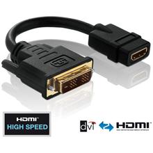 PureLink PureInstall DVI-D zu HDMI-Adapter 0,1m, 1920x1200 Pixel. 3,72 Gbit/S.