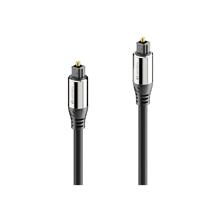 PureLink Toslink Audio-Kabel PREMIUM schwarz 1,5m, S/PDIF-Stecker an S/PDIF-Stecker