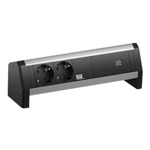 Bachmann Steckdosenleiste (oberflächenmontierbar), Eingang: GST18 / Ausgang: 2x Schuko