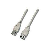 SoftExpress USB Verlängerung Typ A Buchse-Stecker 3m, USB 1.1 und 2.0