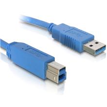 SoftExpress USB 3.0 Kabel BLAU 3m, Stecker-A > Stecker-B