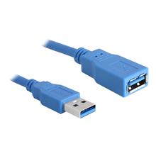 Delock USB 3.0 Verlängerungskabel 2m blau, USB 3.0 Stecker-A an USB 3.0 Buchse-A