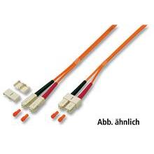 SoftExpress LWL-Patchkabel 50/125µ SC-SC 1m duplex, Multimode/Halogenfrei/mit Meßprotokoll
