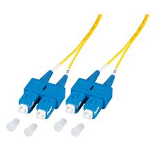 SoftExpress LWL-Patchkabel 9/125µ SC-SC 5m, Halogenfrei/mit Meßprotokoll/duplex