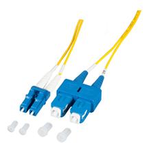 SoftExpress LWL-Patchkabel 9/125µ LC-SC 20m, Singlemode/Duplex/mit Messprotokoll