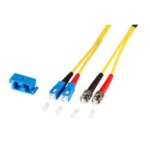 SoftExpress LWL-Patchkabel 9/125µ ST-SC 2m duplex, Singlemode/Halogenfrei