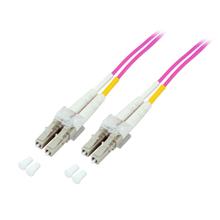 SoftExpress LWL-Patchkabel 50/125µ LC-LC 0,5m duplex, Multimode/Halogenfrei/mit Meßprotokoll