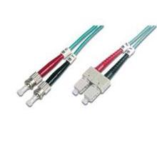SoftExpress LWL-Patchkabel 50/125µ ST-SC 15m OM3, Multimode/Halogenfrei/mit Meßprotokoll