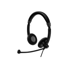 EPOS Sennheiser SC 75 USB MS On-Ear Headset, USB + 3,5mm Stecker, schwarz
