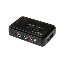 StarTech.com 2 Port USB KVM Switch Kit mit Audio