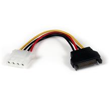 StarTech.com 15cm SATA auf LP4 Stromadapter - Bu/St