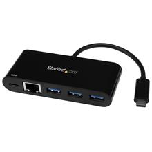 StarTech.com USB-C auf GbE Adapter mit 3 Port USB Hub