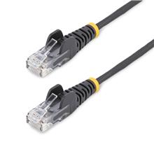StarTech.com Kabel - Schwarz schlank Cat6-Kabel 2,5 m